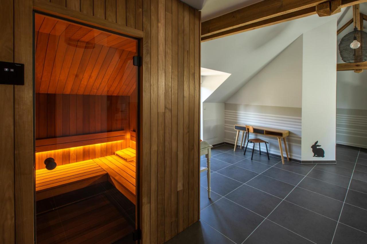 Aux Petits Lapins De Sorval, Sauna Prive, Fitness Selvigny Exteriör bild