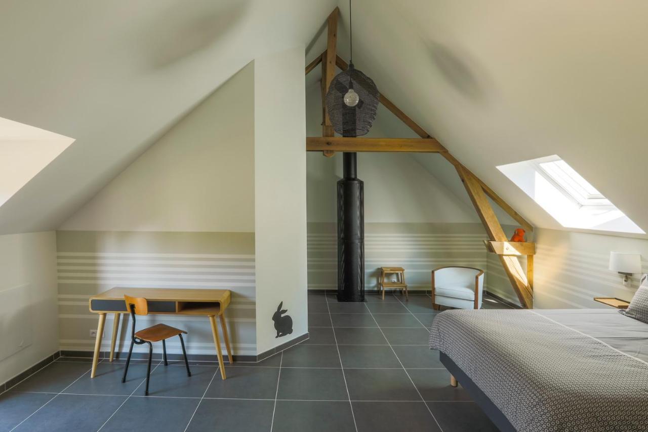 Aux Petits Lapins De Sorval, Sauna Prive, Fitness Selvigny Exteriör bild